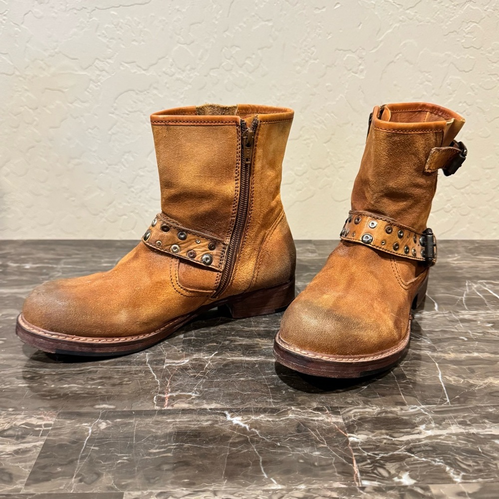 Vintage Foundry Co. Miriam Studded Leather Combat Boots - Picture 13 of 13